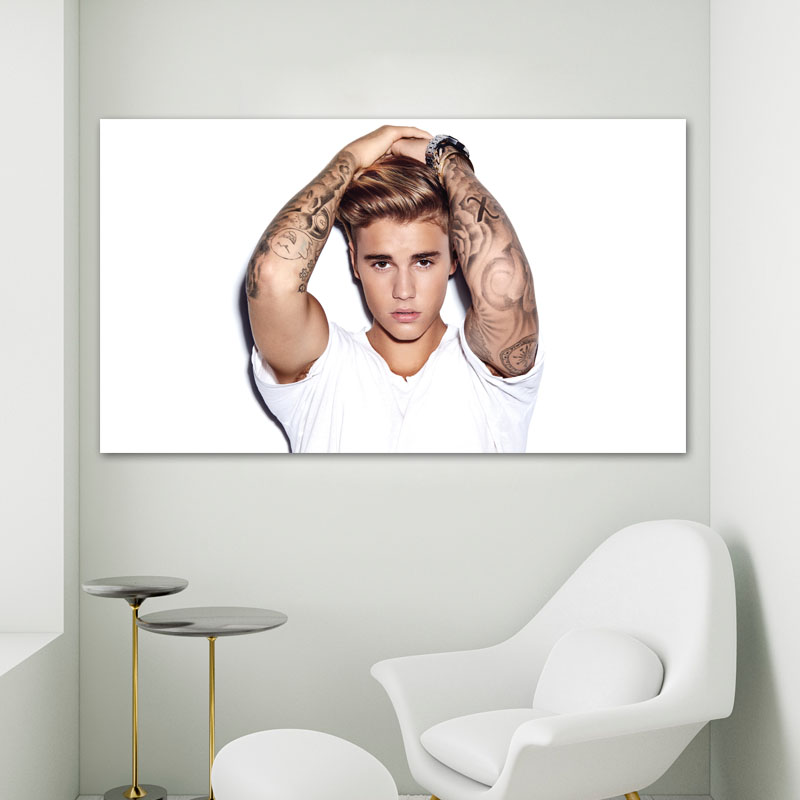 Πίνακας σε καμβά Justin Bieber 2